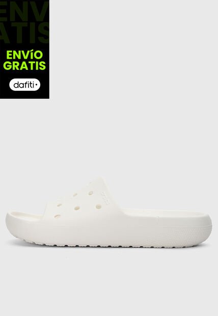 Slide Crocs Classic V2 Blanco