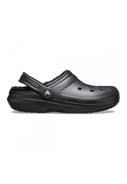 Crocs Hombre  Classic Lined Clog Zuecos Negro 203591