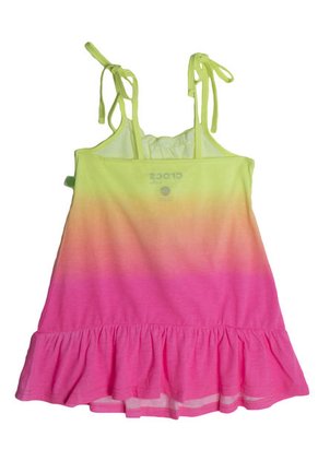 Vestido Crocs Niños Amarillo-Fucsia