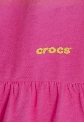 Vestido Crocs Niños Amarillo-Fucsia