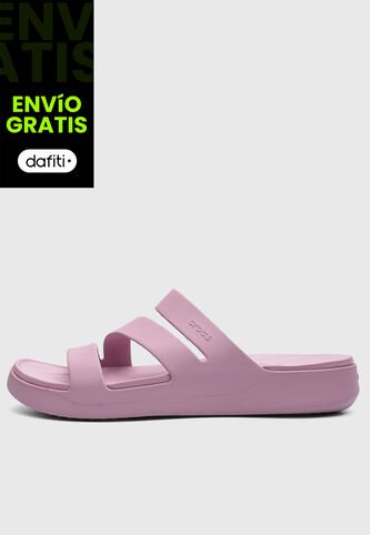 Sandalias Lifestyle Crocs Getaway strappy Rosa Crocs