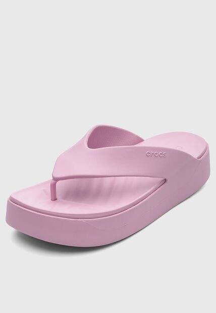 Sandalias Lifestyle Flip Flop Crocs Getaway Platform Rosa