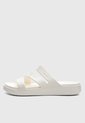 Sandalias Crocs Getaway Patent Strappy  Marfil de Crocs