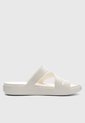 Sandalias Crocs Getaway Patent Strappy  Marfil de Crocs