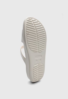 Sandalias Crocs Getaway Patent Strappy Marfil