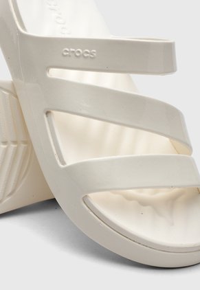 Sandalias Crocs Getaway Patent Strappy Marfil