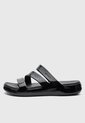 Sandalias Crocs Getaway Patent Strappy  Negro de Crocs