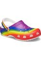 Crocs Unisexo  Classic Rainbow Dye Clog Zuecos Multicolor 208106 de Crocs