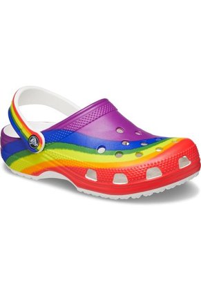 Crocs Unisexo  Classic Rainbow Dye Clog Zuecos Multicolor 208106