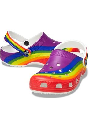 Crocs Unisexo  Classic Rainbow Dye Clog Zuecos Multicolor 208106