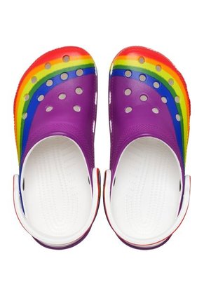 Crocs Unisexo  Classic Rainbow Dye Clog Zuecos Multicolor 208106