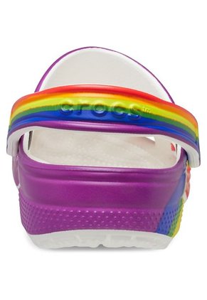Crocs Unisexo  Classic Rainbow Dye Clog Zuecos Multicolor 208106