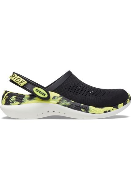 Crocs Hombre  Literide 360 Marbled Clog Zuecos Negro 207634