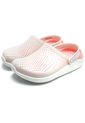 Playera Blanco-Palo Rosa-Coral Crocs de Crocs