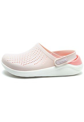 Playera Blanco-Palo Rosa-Coral Crocs