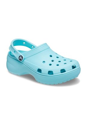 Crocs Mujer  Classic Platform Clog Zuecos Azul 206750