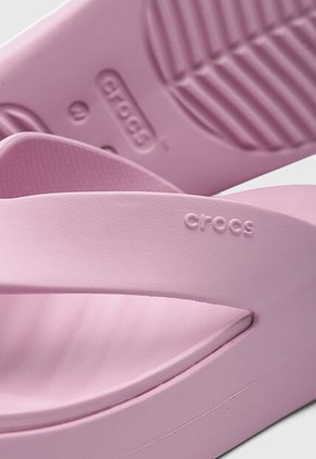 Sandalias Flip Flop Crocs Getaway Platform Rosa
