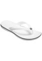 Crocs Hombre  Crocband Flip Chanclas Blanco 11033 de Crocs
