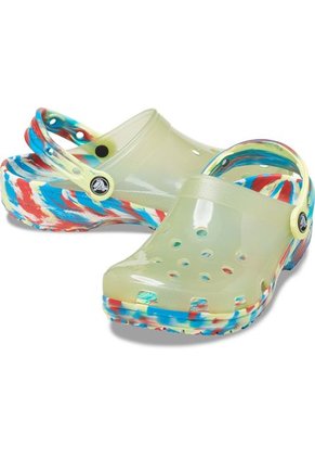 Crocs Unisexo Classic Translucent Marbled Clog Zuecos Multicolor 207407