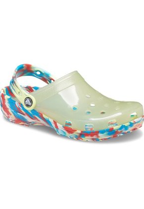 Crocs Unisexo Classic Translucent Marbled Clog Zuecos Multicolor 207407