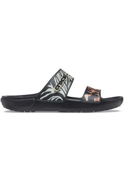 Crocs Unisexo  Classic Crocs Animal Remix Sandal Sandalias Negro 207847