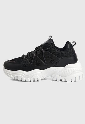Tenis Lifestyle Negro-Blanco-Tornasol CROSBY