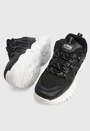 Tenis Lifestyle Negro-Blanco-Tornasol CROSBY