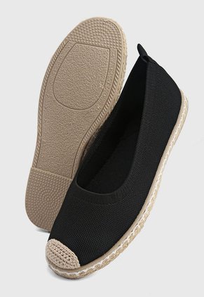 Alpargata Negro-Beige CROSBY