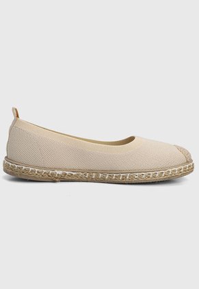 Alpargata Beigé-Blanco CROSBY