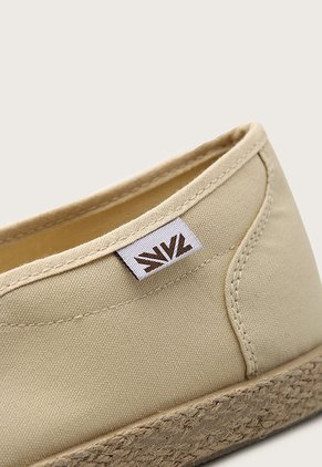 Alpargata Beige-Caqui CROSBY