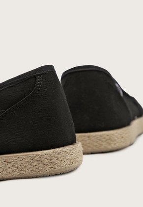 Alpargata Negro-Caqui CROSBY