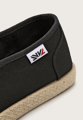 Alpargata Negro-Caqui CROSBY