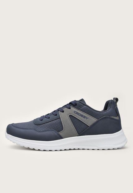 Tenis Lifestyle Azul Navy-Gris-Blanco CROSBY