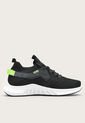 Tenis Lifestyle Negro-Blanco-Verde Neón Crosby Kids de CROSBY