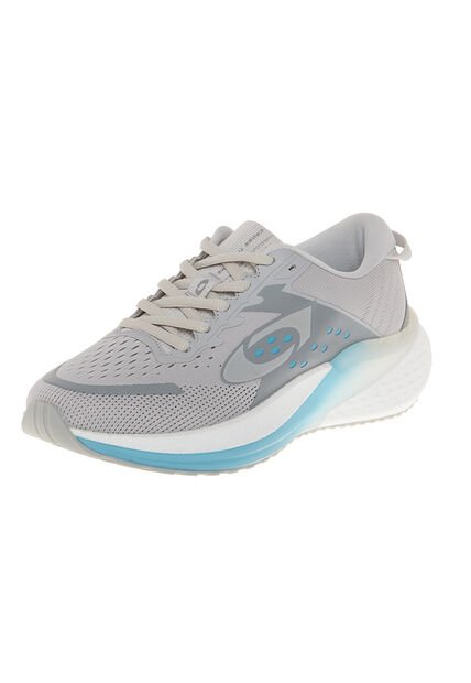 Zapatos Deportivos Mesh Para Mujer Gris Claro Cross Trekkers 210484