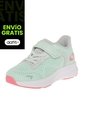 Tenis Versa Para Niña Pequeña Verde Claro Cross Trekkers 210149 de Cross Trekkers