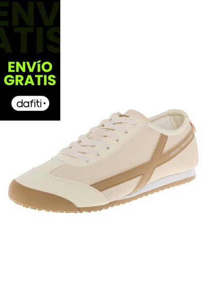 Zapatos Deportivos Para Mujer Beige Cross Trekkers 201705