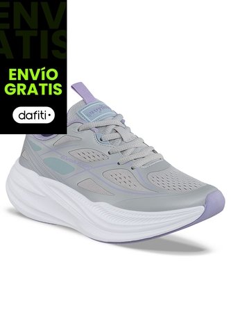 Tenis Running Xudok Gris Croydon Para Mujer Croydon