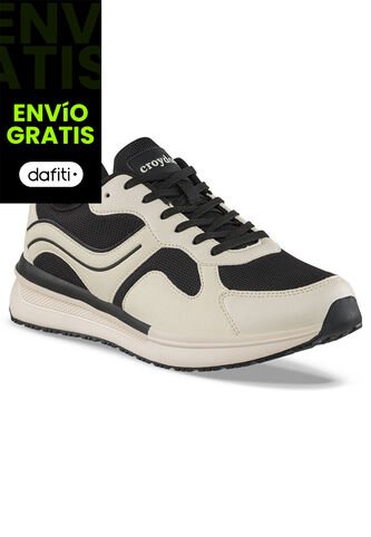 Tenis Urbanos Salur Beige Croydon Para Hombre Croydon
