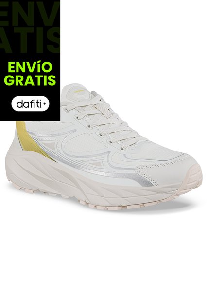 Tenis Trail Running Zorapi Beige Croydon Para Mujer