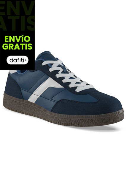 Tenis Casuales Ilor Azul Osc Croydon Para Hombre