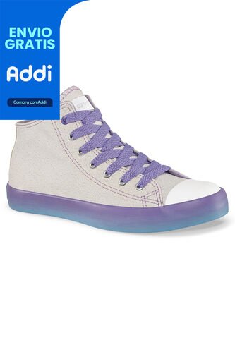 Botines Hoss Alto Blanco Para Niña Croydon Croydon