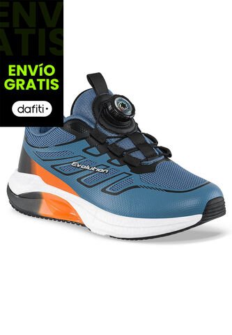 Tenis Running Furam Azul Croydon Para Niño Croydon