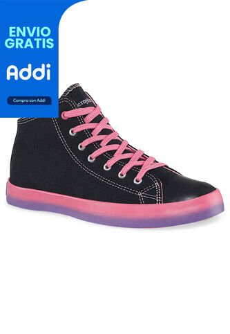 Botines Hoss Alto Negro Para Niña Croydon Croydon