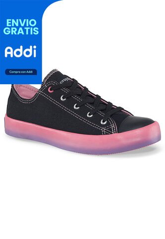 Tenis Hoss Bajo Negro Para Niña Croydon Croydon