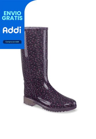 Botas Pvc Tiffany Estampada Fela M.Color Para Mujer Croydon Croydon