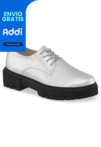 Mocasines Adaya Plata Para Mujer Croydon Croydon