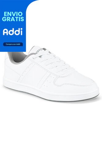 Tenis Colegio Radin C Blanco Para Niño Y Niña Croydon Croydon