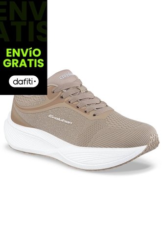 Tenis Running Felin Beige Croydon Para Mujer Croydon