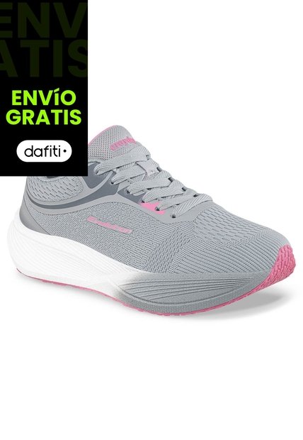 Tenis Running Felin Gris Croydon Para Mujer
